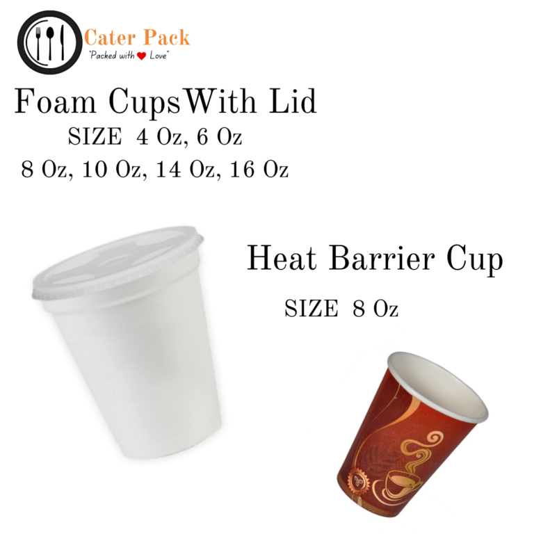 Foam Cup with lid (1)